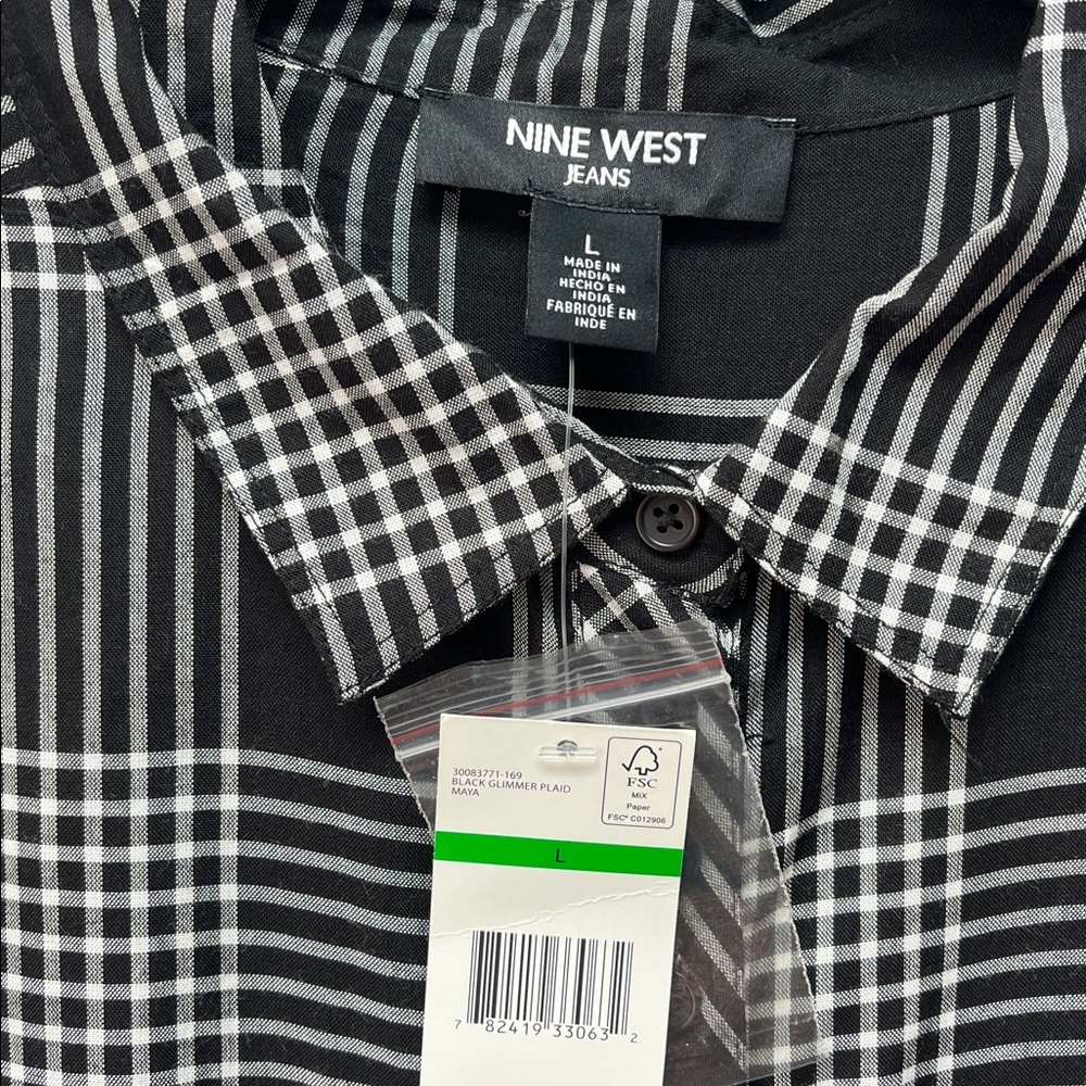 Nine West Jeans Top NWT - Picture 2 of 5